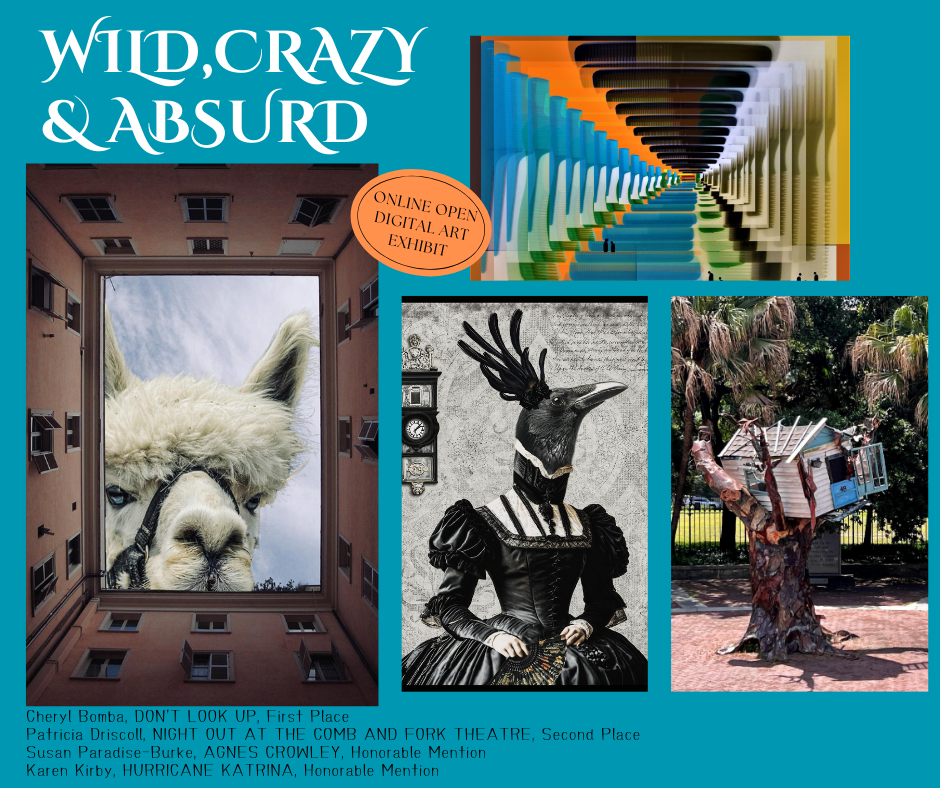 “Wild, Crazy & Absurd” Online Juried Digital Art Exhibit