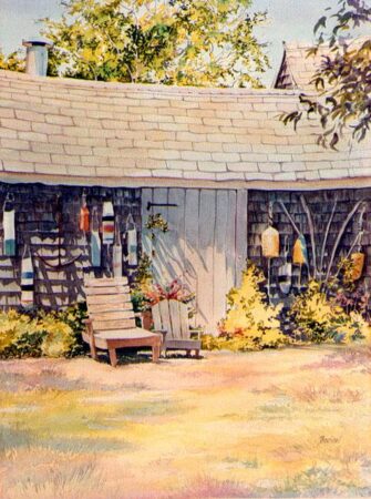 <b>Brenda L Bechtel</b></br> <i>Sunday Afternoon</i> </br>Watercolor</br>29x22"</br>NFS