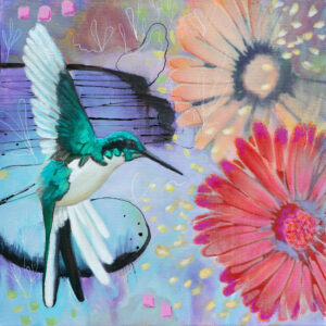 Mixed Media Hummingbird Painting with Layane Smith - Session 5