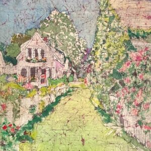 Line & Wash Watercolor Batik on Kinwashi Paper, Workshop September 9