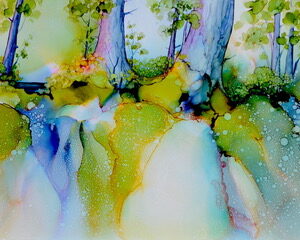'Inspired by Nature' Alcohol Inks with Mary Wojciechowski